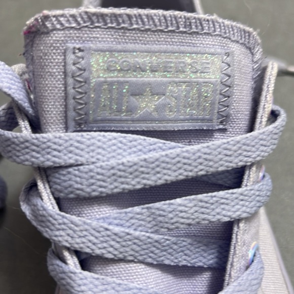 Converse Shoes Youth 3 Chuck Taylor Sneakers All Star 364820C Lilac - Picture 5 of 8